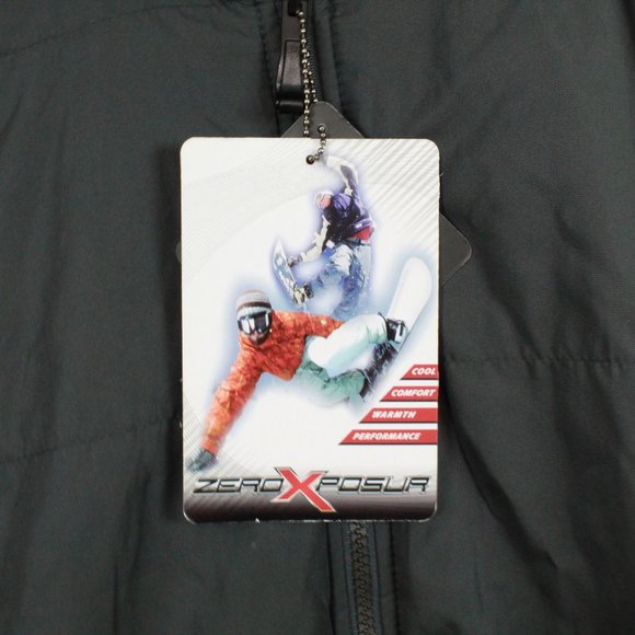 NWT ZeroXposur Men's Steel Polar Fleece Lightweight Comfort Reversible Jacket XL - Picture 6 of 12